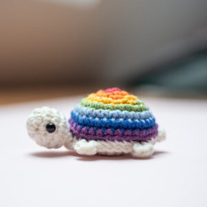 zabawka dla kota żółw szydełkowy